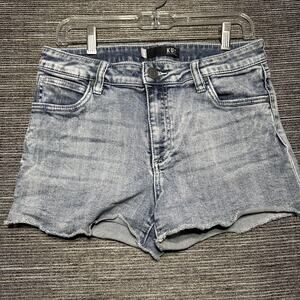 KUT from The Kloth Jean Shorts Women's Size 6 Blue Raw Hem KS1470MA2N